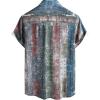 imageVATPAVE Mens Summer Striped Shirts Button Down Short Sleeve Vintage Beach Hawaiian Shirts with PocketBluered Gray