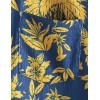 imageVATPAVE Mens Summer Striped Shirts Button Down Short Sleeve Vintage Beach Hawaiian Shirts with PocketNavy Yellow