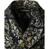 imageVATPAVE Mens Victorian Double Breasted Vest Gothic Steampunk WaistcoatSv16black