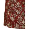 imageVATPAVE Mens Victorian Double Breasted Vest Gothic Steampunk WaistcoatSv16winered