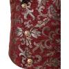 imageVATPAVE Mens Victorian Double Breasted Vest Gothic Steampunk WaistcoatSv18winered