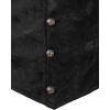 imageVATPAVE Mens Victorian Suit Vest Steampunk Gothic WaistcoatBlack
