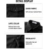 imageVATPAVE Mens Western Cowboy Shirts Button Up Shirts Long Sleeve Work Shirts for Men with Two PocketsBlack