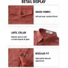 imageVATPAVE Mens Western Cowboy Shirts Button Up Shirts Long Sleeve Work Shirts for Men with Two PocketsOrange
