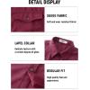 imageVATPAVE Mens Western Cowboy Shirts Button Up Shirts Long Sleeve Work Shirts for Men with Two PocketsRed