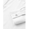 imageVATPAVE Mens Western Cowboy Shirts Button Up Shirts Long Sleeve Work Shirts for Men with Two PocketsWhite