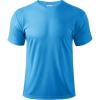 imageBoladeci Mens Swim Shirt Short Sleeve UPF 50 Sun Protection SPF UV Moisture Wicking Lightweight Quick Dry Rash GuardAzure