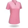 imageBoladeci Womens Polo Shirts Short Sleeve UPF 50 Sun Protection V Neck Heather Lightweight Quick Dry SPF Swim Golf Shirts