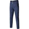 imageVATPAVE Mens Gothic Pants Cosplay Costume Trousers Steampunk Victorian PantsNavy