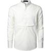 imageVATPAVE Mens Henley Pirate Shirts Gothic Victorian Long Sleeve Dress Shirts Cosplay Costume TopsWhite
