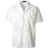 imageVATPAVE Mens Short Sleeve Button Down Cuban Guayabera ShirtsDaisy