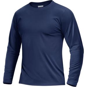imageBoladeci Mens UPF 80 Sun Shirts Long Sleeve Lightweight UV Protection SPF Shirts Rash Guard Swim TShirtsNavy