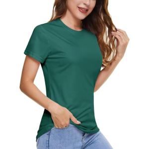 imageBoladeci Womens UPF 50 Sun Shirts UV Protection Short Sleeve Rash Guard Quick Dry Swim Hiking Tshirts Athletic Workout TopsEmerald Green