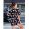 imageUOUA 80s Outfit Women 90s Jumpsuit Costume OnePiece Workout Track Suit Party Retro ClothingBlack Print