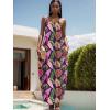 imageUOUA Hawaiian Dresses Women Plus Size Luau Party Sundress Summer Maxi Tropical Boho Beach DressPurpleleaves