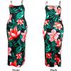 imageUOUA Hawaiian Dresses Women Plus Size Luau Party Sundress Summer Maxi Tropical Boho Beach DressRedgreen