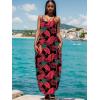 imageUOUA Hawaiian Dresses Women Plus Size Luau Party Sundress Summer Maxi Tropical Boho Beach DressRedleaves