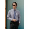 imageUOUA Mens Button Down Short Sleeve Dress Shirts Wrinkle Free Business Shirt Summer Casual TopC3grey