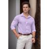 imageUOUA Mens Button Down Short Sleeve Dress Shirts Wrinkle Free Business Shirt Summer Casual TopC3purple