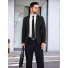 imageUOUA Mens Button Down Short Sleeve Dress Shirts Wrinkle Free Business Shirt Summer Casual TopC3white