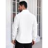 imageUOUA Mens Button Down Short Sleeve Dress Shirts Wrinkle Free Business Shirt Summer Casual TopC3white