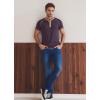 imageUOUA Mens Short Sleeve Henley Shirts Casual Comfortable Cotton TShirt Raglan Sleeve Summer Vintage Button Tops01 Grey