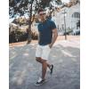 imageUOUA Mens Short Sleeve Henley Shirts Casual Comfortable Cotton TShirt Raglan Sleeve Summer Vintage Button Tops01 Navy