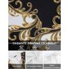 imageUOUA Mens Summer Track Suits 2 Piece Shorts Sets Short Sleeve Sweatsuit Outfits 14 Zip Golf Polo Splicing Striped ShirtsGoldflower White