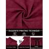 imageUOUA Mens Velour Tracksuit 2 Piece Outfits Short Sleeve Button Down Shirt and Short Sets Casual SweatsuitsBurgandy