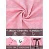 imageUOUA Mens Velour Tracksuit 2 Piece Outfits Short Sleeve Button Down Shirt and Short Sets Casual SweatsuitsPink