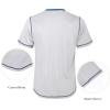 imageUOUA Mens Waffle Henley Short Sleeve Shirts Casual Basic Button TShirt Classic Summer Tops01 White