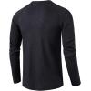 imageUOUA Mens Waffle Henley Short Sleeve Shirts Casual Basic Button TShirt Classic Summer Tops03 Black