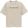 imageUOUA Women Oversized Graphic TShirt Casual Cotton Tees Printed Summer TopsFaithapricot