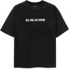 imageUOUA Women Oversized Graphic TShirt Casual Cotton Tees Printed Summer TopsMotoskullblack