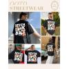 imageUOUA Women Oversized Graphic TShirt Casual Cotton Tees Printed Summer TopsSkullblack