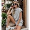 imageUOUA Women Two Piece Summer Outfits Casual Sleeveless Shirt ampamp Shorts Set Workout Sweatsuit Lounge Track SuitGrey