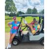 imageUOUA Womens 80s Color Block Outfits 2 Piece Tracksuit 90s Party Costume Summer Zip Up Windbreaker ampamp Short SetsBlue