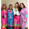 imageUOUA Womens Color Block 2 Piece 80s 90s Outfits Long Sleeve Windbreaker Jacket Tracksuit SetLavender