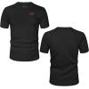 imageUOUA Mens Crewneck Sweatshirts Soild Color Geometric Texture T Shirts Short Sleeve Casual Pullover ShirtBlack