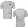 imageUOUA Mens Crewneck Sweatshirts Soild Color Geometric Texture T Shirts Short Sleeve Casual Pullover ShirtGrey