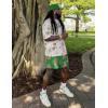 imageUOUA Mens Graphic Tees Vintage TShirts Oversized Letter Print Casual Crewneck Cotton Top Short Sleeve Rapper StreetwearBeige Branches