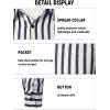 imageVATPAVE Mens Casual Stylish Striped Shirt Long Sleeve Button Down Shirt Regular Fit Dress Shirt with PocketNavy