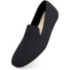 imageUOUA Knit Loafers for Women Driving Moccasins Penny Shoes SlipOn Walking Boat ShoesBlack