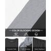 imageUOUA Mens 2 Piece Sweatsuits Outfits Short Sleeve Pullover Loungewear ampamp Joggers Sweatpants Summer Casual Track Suits SetDarkgreyblockwhite