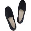 imageUOUA Knit Loafers for Women Driving Moccasins Penny Shoes SlipOn Walking Boat ShoesBlack