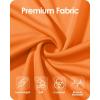 imageBoladeci Womens Sun Shirts UPF 50 UV Protection Short Sleeve Rash Guard Quick Dry Lightweight Top TShirts Swim ShirtsOrange