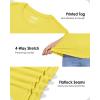 imageBoladeci Womens Sun Shirts UPF 50 UV Protection Short Sleeve Rash Guard Quick Dry Lightweight Top TShirts Swim ShirtsYellow