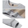 imageBoladeci Mens Full Sherpa Lined Crewneck Sweatshirts Heavyweight Fleece Pullover Thick Thermal Long Sleeve CottonArmy Green