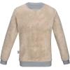 imageBoladeci Mens Full Sherpa Lined Crewneck Sweatshirts Heavyweight Fleece Pullover Thick Thermal Long Sleeve CottonArmy Green
