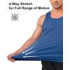 imageBoladeci Mens Tank Top Workout Athletic Quick Dry UPF 50 Sun Protection Lightweight Summer Beach Gym Sleeveless ShirtsBlue Gray